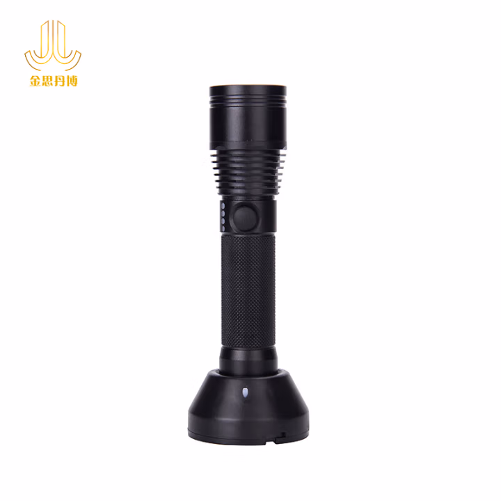 金思丹博 JSDB-D039 3W DC3.7V 色温6500K IP65 8h（强光）16h（工作光）φ35*158mm 可充电 LED 电筒 (计价单位：个) 黑色