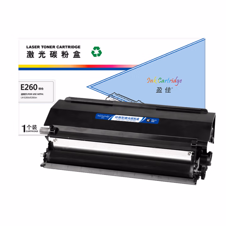 盈佳(Ink Cartridge) YJ-E260-F 3500页 适用利盟E360 E360dn 粉盒 1.00 只/个 (计价单位：个) 黑色