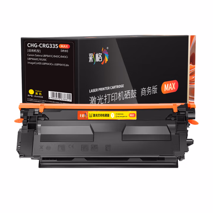 彩格 CHG-CRG335 16500页  适用于佳能Canon LBP841C;LBP842C;LBP843Ci;LBP9660C; 硒鼓 1.00 只/支 (计价单位：支) 黄色