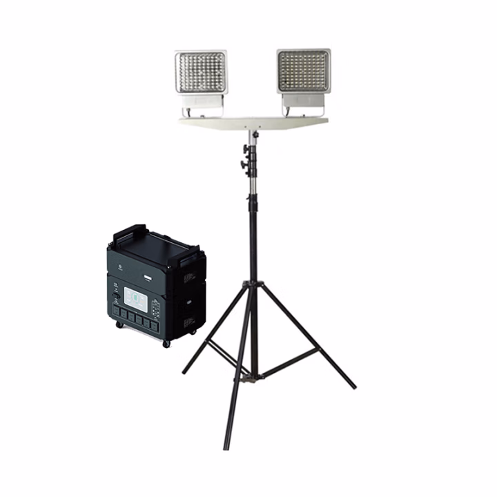 吉特(GT) TMN5116-3000  3000W IP42 5000K AC220V 白光 LED 移动抢修灯 (计价单位：台) 银色