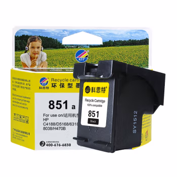 科思特 851 打印量500页适用惠普Deskjet D4168 墨盒 (计价单位：盒) 黑色