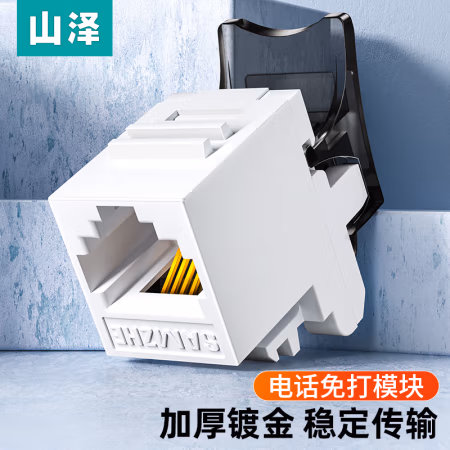 山泽(SAMZHE) WAN-03 1个/包 RJ-11语音电话模块 (计价单位：包) 绿色