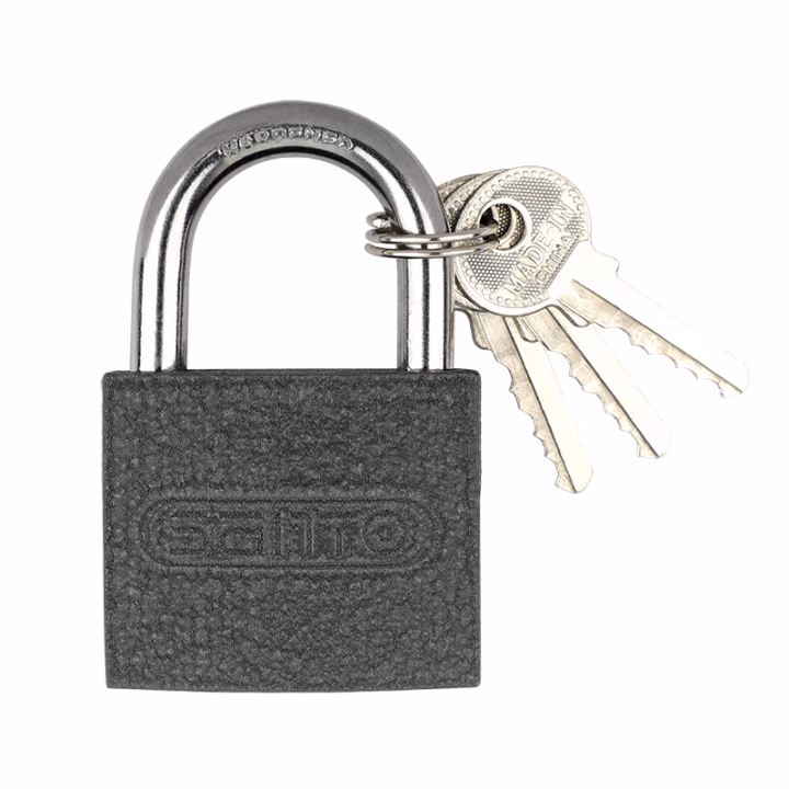 赛拓(SANTO) 0075  大号 50mm 铁 挂锁 1.00 个/把 (计价单位：把) 黑色