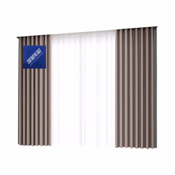 安居先森 韩国麻 宽1米*高2.8米 卧室客厅书房阳台宿舍遮光防晒隔热窗帘多 1.00 米/个 (计价单位：个) 卡其色