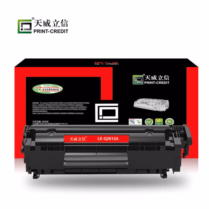 天威立信 LX-12A/Q2612/CRG-303/FX9 适用于HP-Q2612 CANON-CRG303 打印量2000页 硒鼓 1.00 只/支 (计价单位：支) 黑色