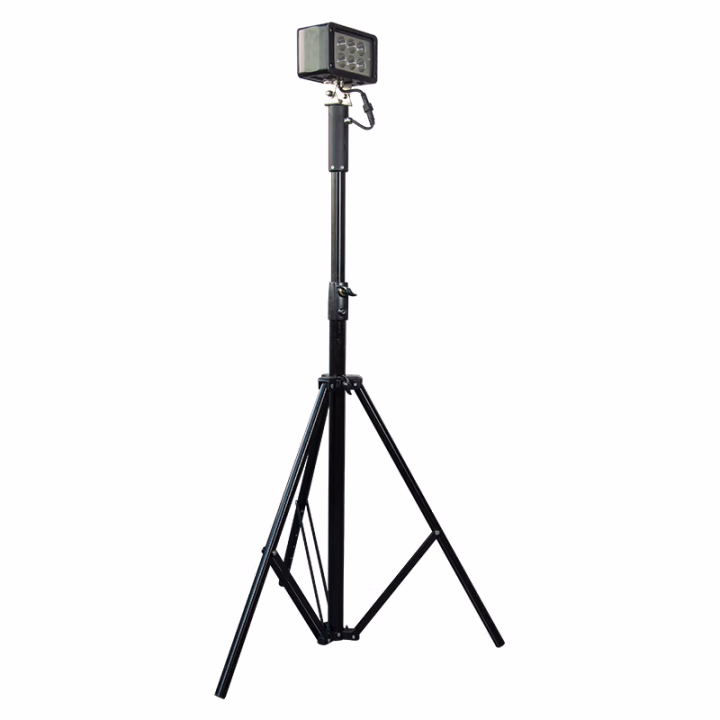 凯瑞(Cary) KLF716A 便携式18.5VDC 80W 6000K LED IP65 电池供电 举升高度2.45米 强光8h 工作光16h 手提式移动工作灯 (计价单位：台) 黑色