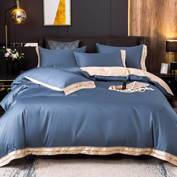 伊伊爱 TJ0HJC2100613 220*240cm科林系列纯棉加密 床上四件套 (计价单位：套) 宾利蓝