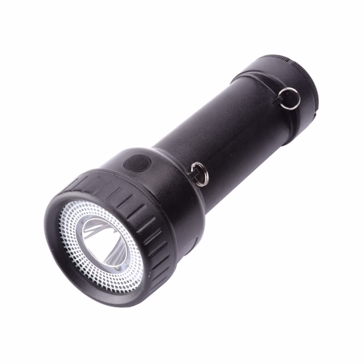 恒盛(HS) BJ520 3W、IP65、续航时间：强光10h/工作光20h、电压等级：3.7V、白光/约5700K、LED 固态免维护强光电筒 (计价单位：个) 黑色