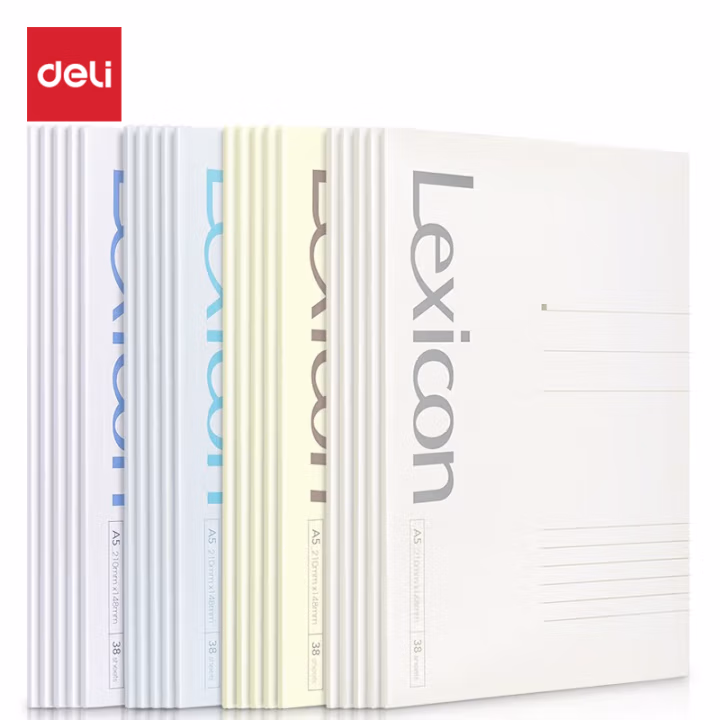 得力(deli) 7983 A5 38张/本 无线装订 软抄本 (计价单位：本) 混色 20本装