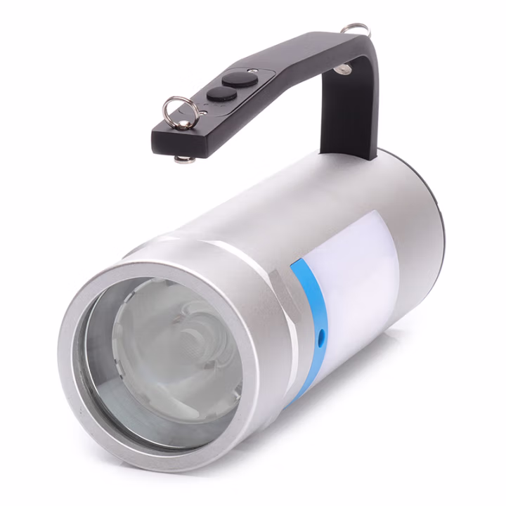 恒盛(HS) BJ633 12W、IP67、ExdiaIICT6 Gb、续航时间：聚光强光5h/聚光工作光10h 电压等级：22.2V 白光/约5700K LED 多功能手提防爆探照灯 (计价单位：盏) 银色