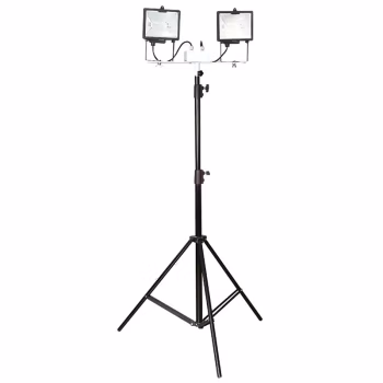 虎光风行 HG-7291 2x500W、IP65、AC220V、6000K、LED 全方位自动升降工作灯 1.00 台/套 (计价单位：套) 黑色