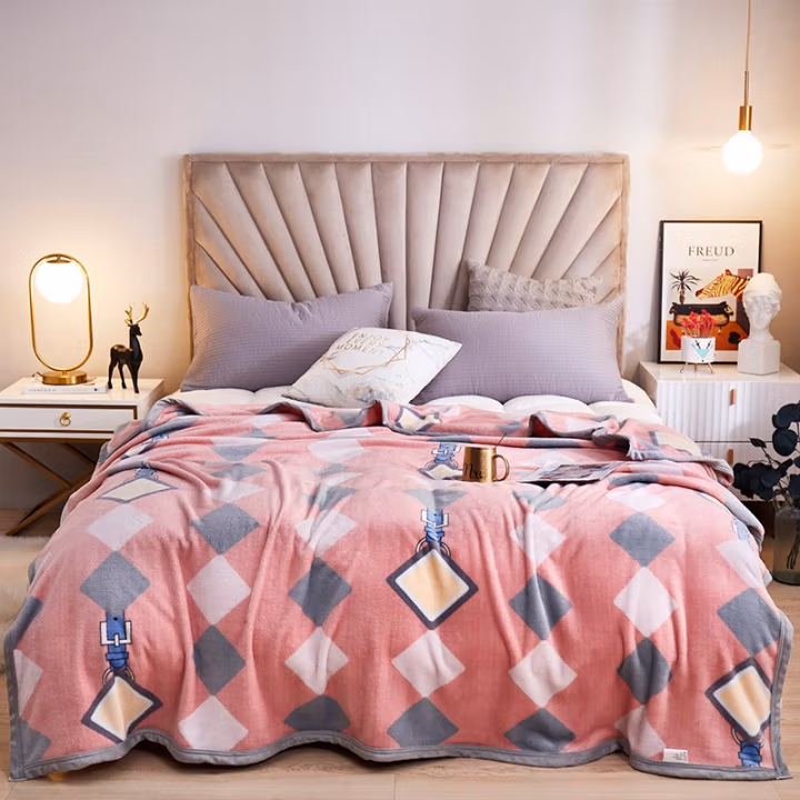 弗切尔珀榕 FTK0210227 /200*230cm 雪貂绒珊瑚绒印花毛毯 随机色 1.00 件/条 (计价单位：条) 曼哈顿