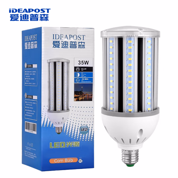 爱迪普森(IDEAPOST) AD-LCYM020-35W  E27  3000K  220V  中华灯灯泡 led灯泡玉米灯 (计价单位：个) 白色