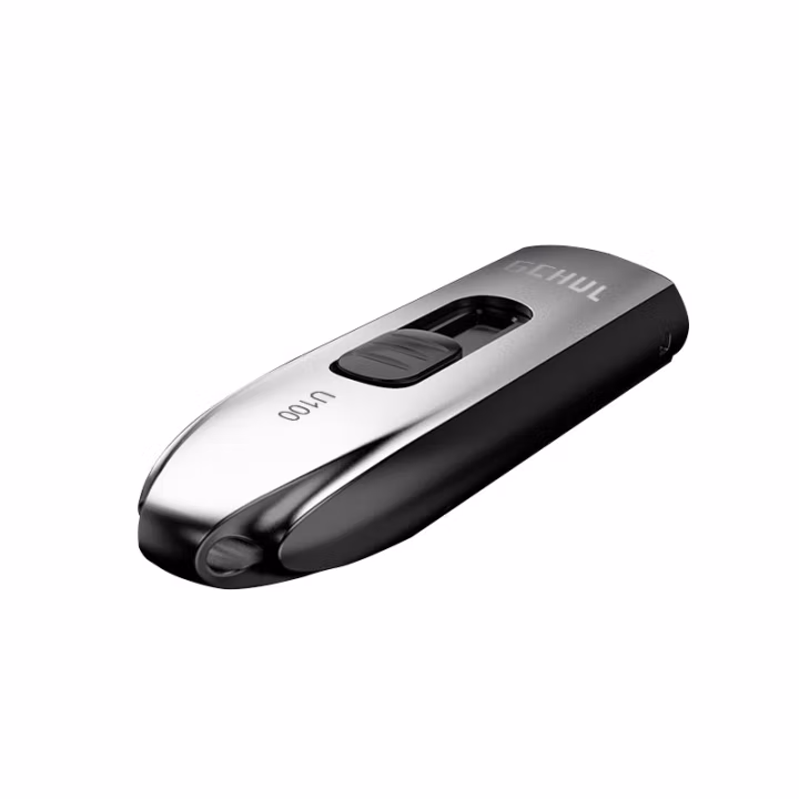 杰储(GCHUL) U100 深空系列 512G USB3.2 超高速固态闪存U盘/优盘 (计价单位：个) 银色