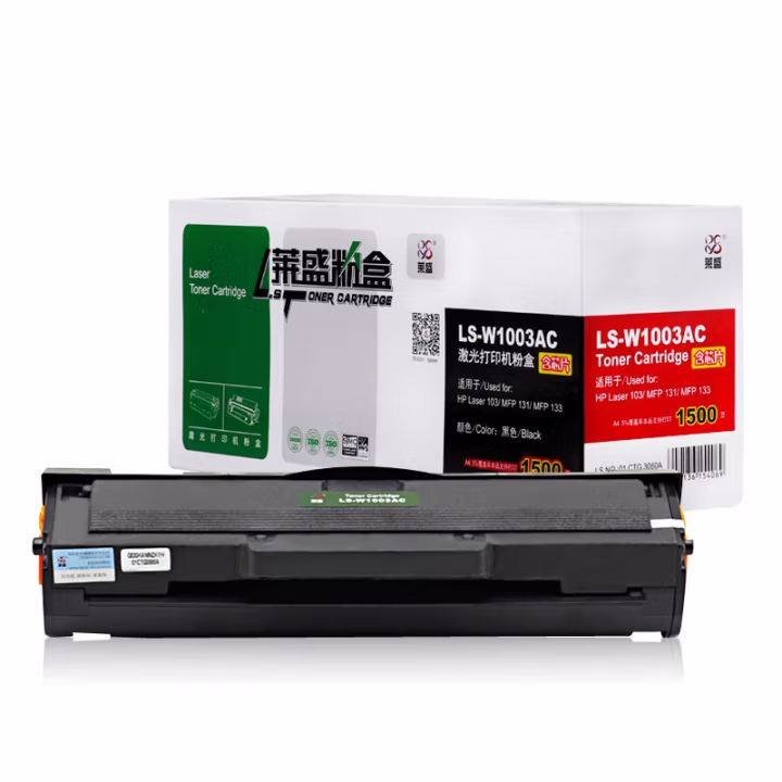 莱盛(laser) LS-W1003AC打印页数：1500页颜色：黑色 有芯片 鼓粉一体 硒鼓 1.00 只/支 (计价单位：支) 黑色