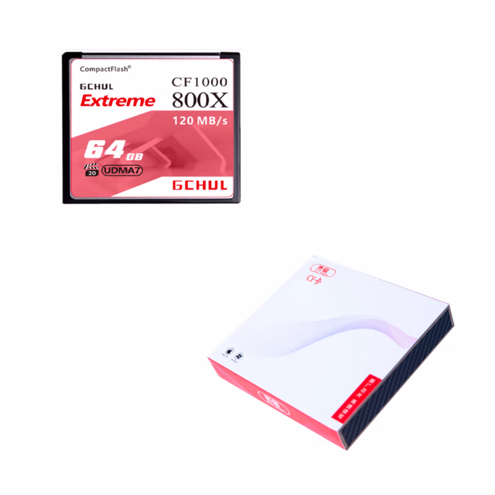 杰储(GCHUL) CF1000 64G CF卡 存储卡 (计价单位：个) 灰色