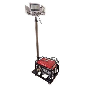 宝富睿光电 BFL2039 4X100W AC220V LED 6000K IP65 移动升降工作灯 (计价单位：台) 银色