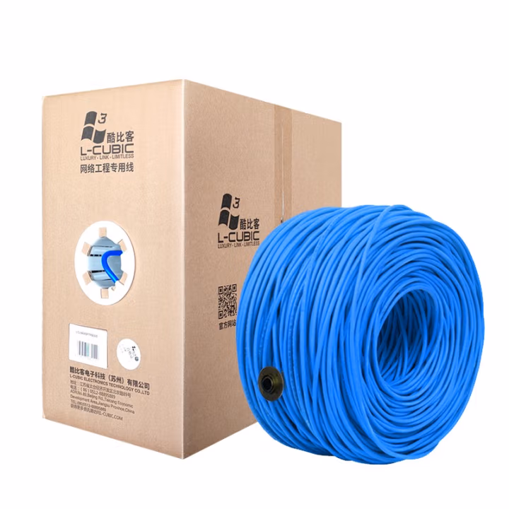 酷比客(L-CUBIC) LCLN5EBU-305M 超五类 网线 305.00 米/箱 (计价单位：箱) 蓝色