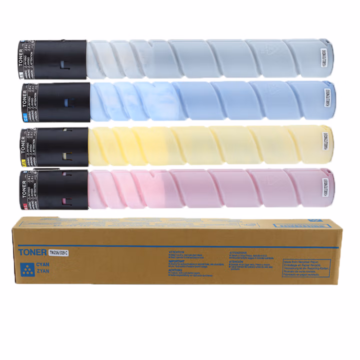 得印(befon) PLUS BF-TN319 黑色29000页彩色26000页 适用于柯尼卡美能达Bizhub C220/C280/360/TN319/TN216 四色套装 粉盒 4.00 只/组 (计价单位：组) 四色