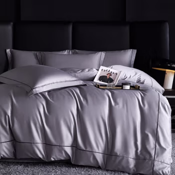 纺语柔 F1209 四件套 床上套件 (计价单位：套) 气质灰
