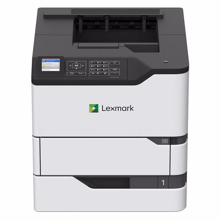 利盟(Lexmark) ms725dvn 标配（双纸盒） A4黑白激光打印机 (计价单位：台) 白色
