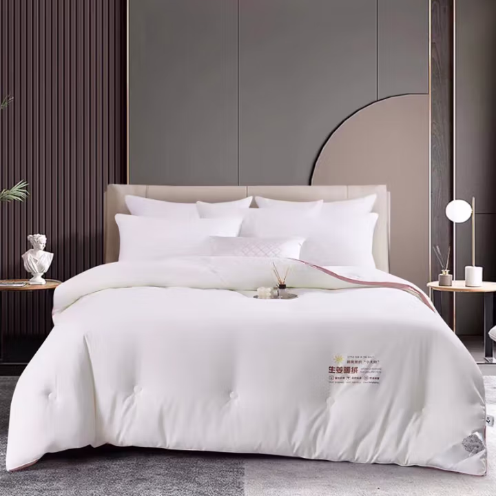 菲品欧造 F01001 立暖生姜 面料：100*聚酯纤维（生姜助剂） 被子 1.00 件/床 (计价单位：床) 白色