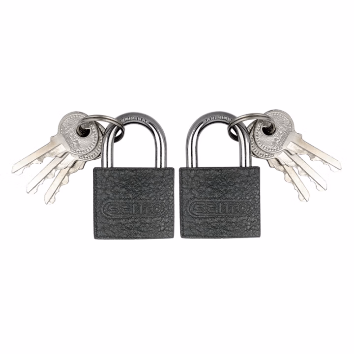 赛拓(SANTO) 0073 小号30mm*2个装 套装 铁 挂锁 2.00 个/组 (计价单位：组) 黑色