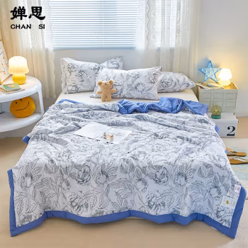 婵思 SDVIP230034 150*200cm 夏被 1.00 件/条 (计价单位：条) 夏日香气