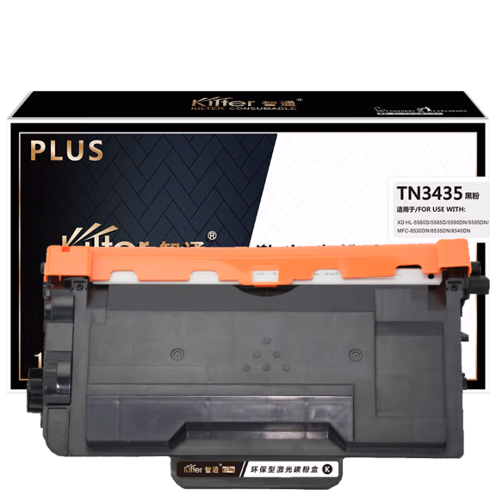 智通(ZT) TN3435 PLUS版 3000页 适用兄弟HL-5580D 粉盒 1.00 只/个 (计价单位：个) 黑色
