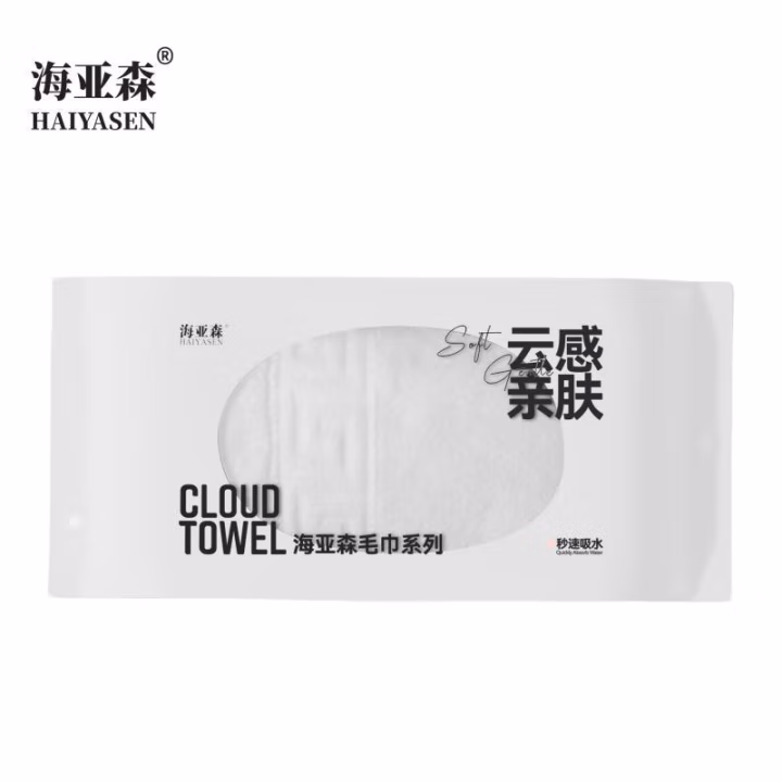 海亚森 TK-1025 34*74cm 130g 白色 毛巾 (计价单位：条) 白色