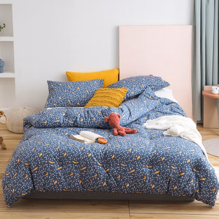 伊伊爱 Z01900025 150*200cm全棉印花四季保暖 双人被 1.00 件/条 (计价单位：条) 精灵小狐