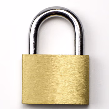 电帮务 45mm*33mm*24mm 弧形短梁45mm 挂锁 (计价单位：个) 黄色