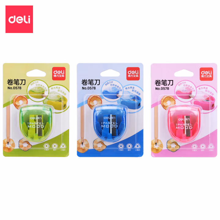 得力(deli) 0578 卷笔刀 1.00 个/只 (计价单位：只) 糖果色