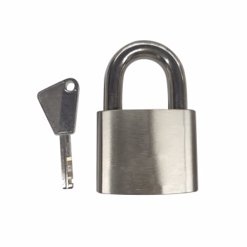 苏识 单开YY40mm 不锈钢腰圆 叶片锁 (计价单位：个) 银色