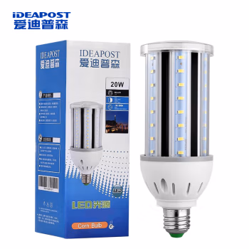 爱迪普森(IDEAPOST) AD-LCYM020-20W  E27  3000K  220V  中华灯灯泡 led灯泡玉米灯 (计价单位：个) 白色