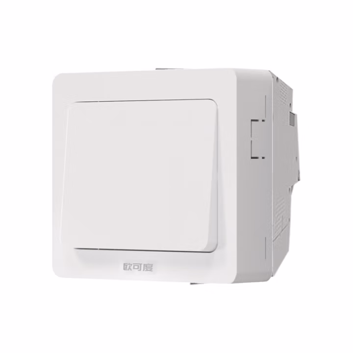 欧可度 YCBD-CS03 长11cm 高8.5cm 厚6cm 照明开关 (计价单位：个) 白色