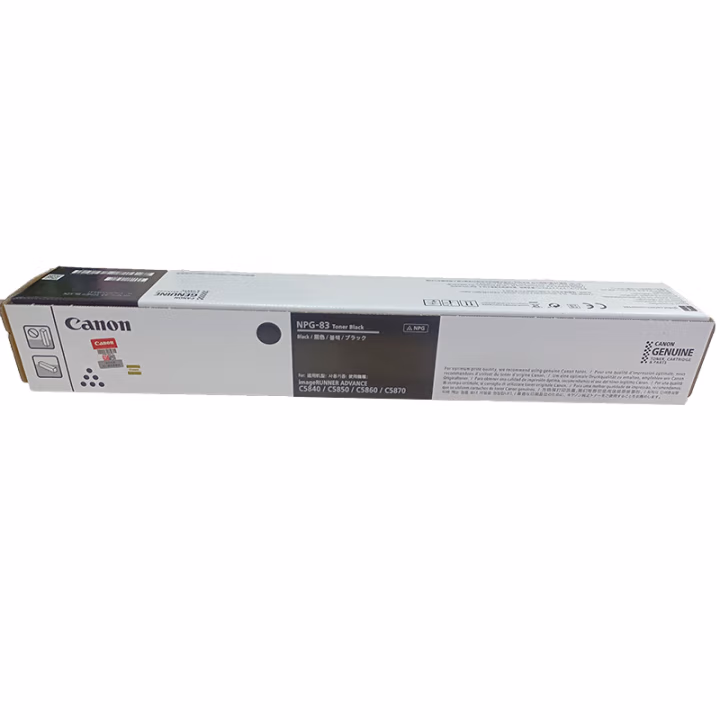 佳能(Canon) NPG-83 TONER BK 打印量70000页 适用于佳能iRAC5840/5850/5860/5870 原装墨粉 1.00 只/支 (计价单位：支) 黑色