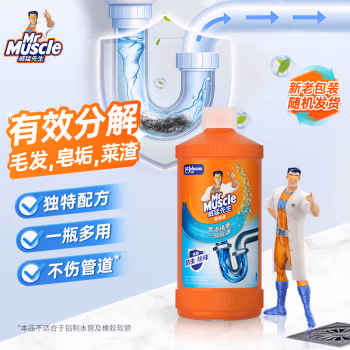 威猛先生(Mr Muscle) 500g 疏通下水道 管道通 (计价单位：瓶)