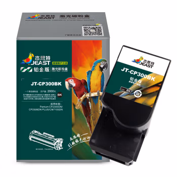 杰思特 JT-CP300BK铂金版 带芯片鼓粉分离式 打印页数：2000页  适用机型：Pantum CP2300DN/CP2506DN PLUS/CM7105DN 硒鼓 1.00 只/支 (计价单位：支) 黑色