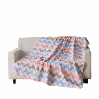 汉司家纺 纯棉 150*200cm 纯棉四季通用舒适毛毯 毯子 1.00 件/条 (计价单位：条) 浅蓝色