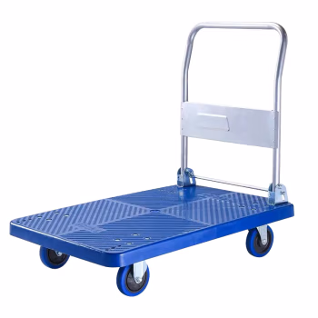 艾伯德 90*60 带5寸刹车轮 平板手推车 (计价单位：辆) 蓝色