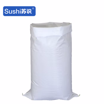 苏识 50*90 cm-白色 增白标准 塑料编织袋 (计价单位：个) 白色