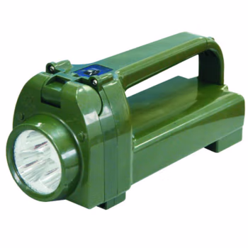 华荣(WAROM) GAD313-A 10/3/1W、IP65、7.4V、光源色温5500K左右、LED 多功能手摇充电灯 (计价单位：盏) 军绿色