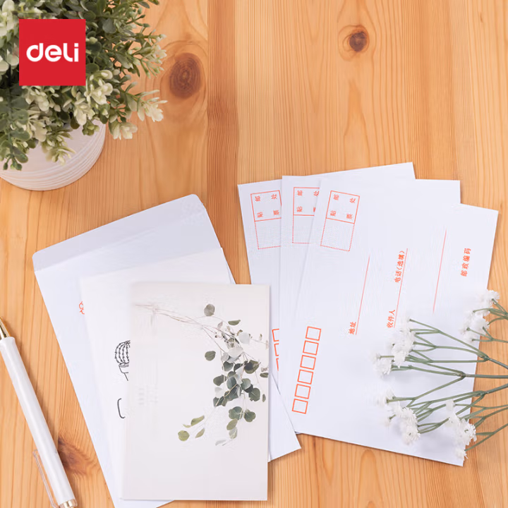 得力(deli) 3420 3号 邮局标准信封 20.00 个/包 (计价单位：包) 白色