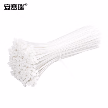 安赛瑞 10151 （100根装）7.6×300mm 尼龙扎带 (计价单位：包) 白色