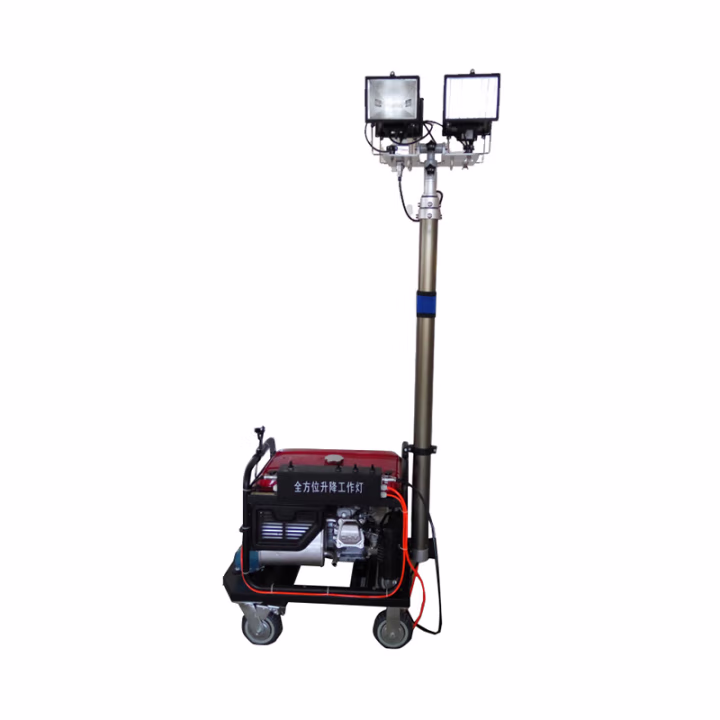 吉特(GT) TMN8120C，4*500W，IP65，电压：220V，暖白光，4500K，卤素灯 全方位自动升降工作灯 1.00 台/套 (计价单位：套) 红色