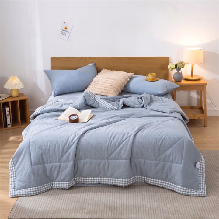 弗切尔珀榕 FCW0220463 200*230cm 纯棉纯色清雅蓝棉花夏被 1.00 件/条 (计价单位：条) 清雅蓝
