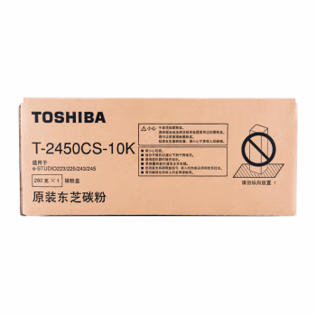 东芝(TOSHIBA) T-2450CS-10K 打印量约10000页 适用于e-STUDIO223/243/225/245 碳粉桶 (计价单位：只) 黑色