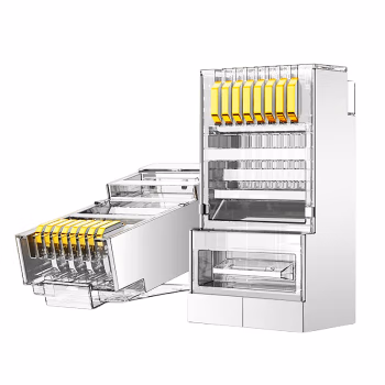 舜普(SP) SPJ6-RJ45-100 六类屏蔽水晶头 100.00 个/包 (计价单位：包) 透明色