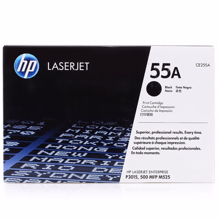 惠普(HP) CE255A 打印量约6000页 适用LaserJet P3015 硒鼓 1.00 只/支 (计价单位：支) 黑色